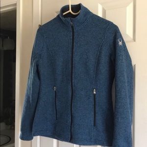 Spyder fleece sweater jacket